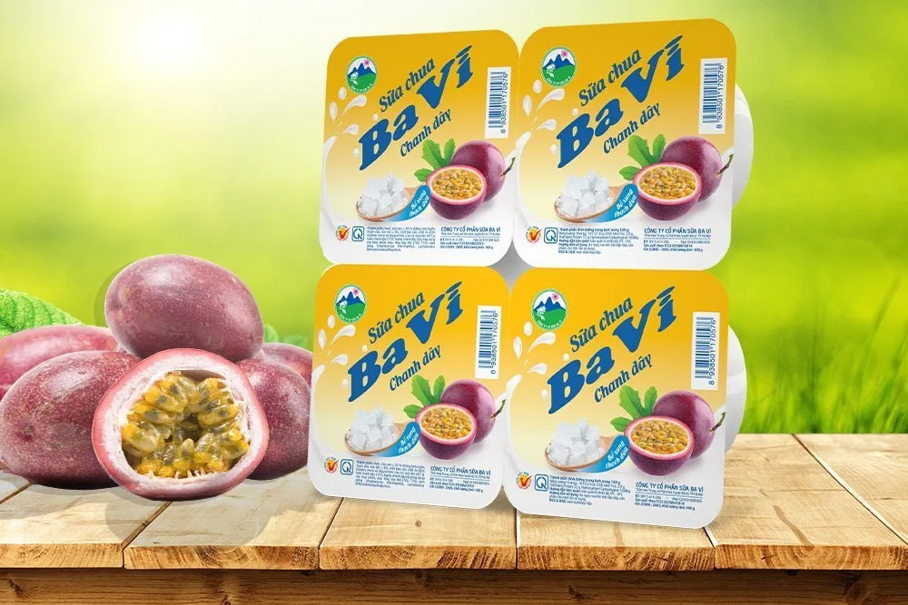 sữa chua ba vì chanh dây