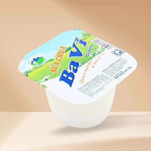 sữa chua ba vì có đường