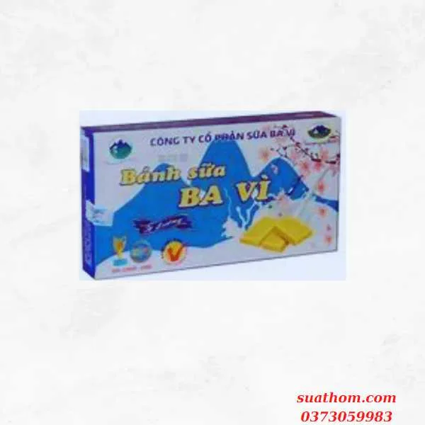 bánh sữa bò ba vì ít đường