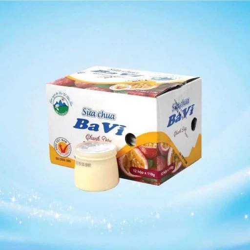 Sữa chua Ba Vì Chanh dây (Hũ 110g)