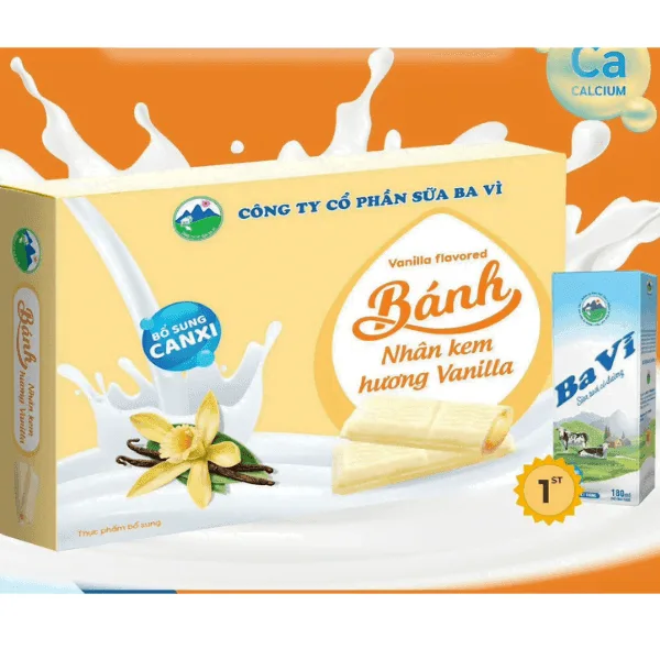 Bánh nhân kem hương vanilla