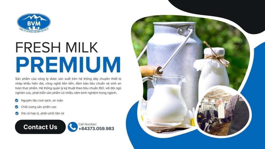 Sữa Ba Vì & Sữa Chua Ba Vì – Tổng kho phân phối tại Hà Nội